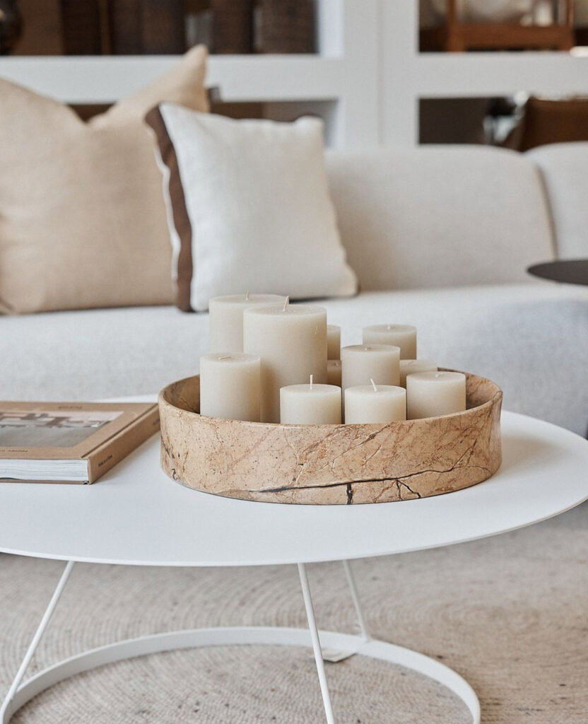 woonkamer accessoires op salontafel