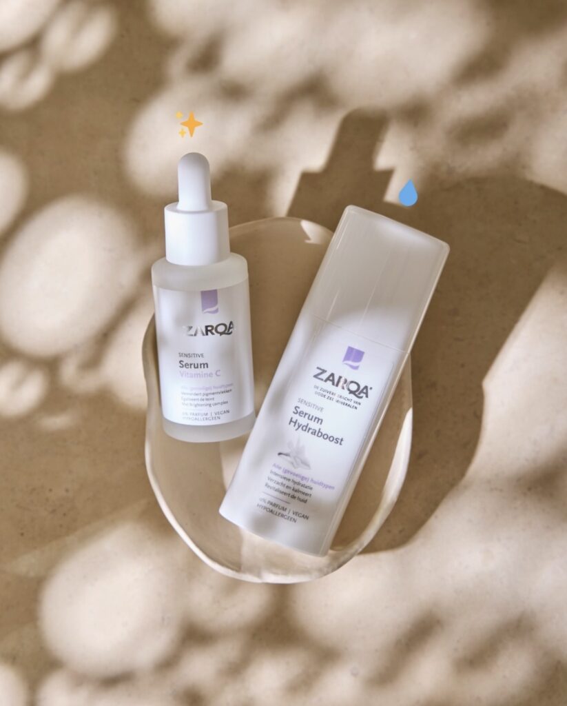 Zarqa skincare productfotografie