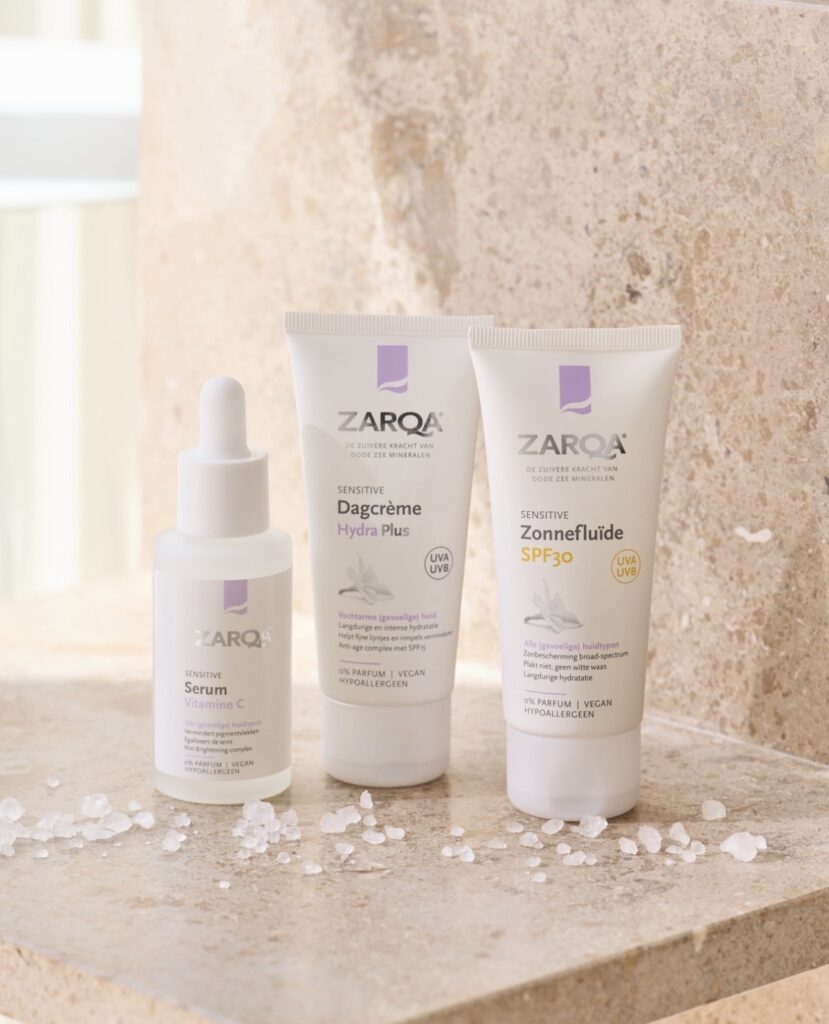 Zarqa skincare productfotografie
