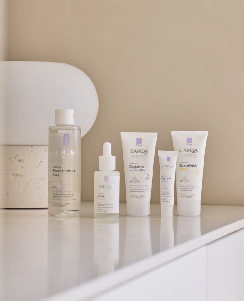 Zarqa skincare productfotografie
