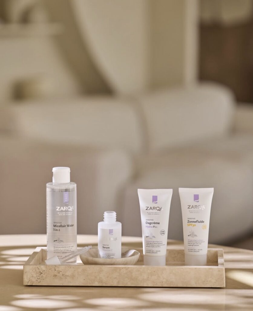 Zarqa skincare productfotografie