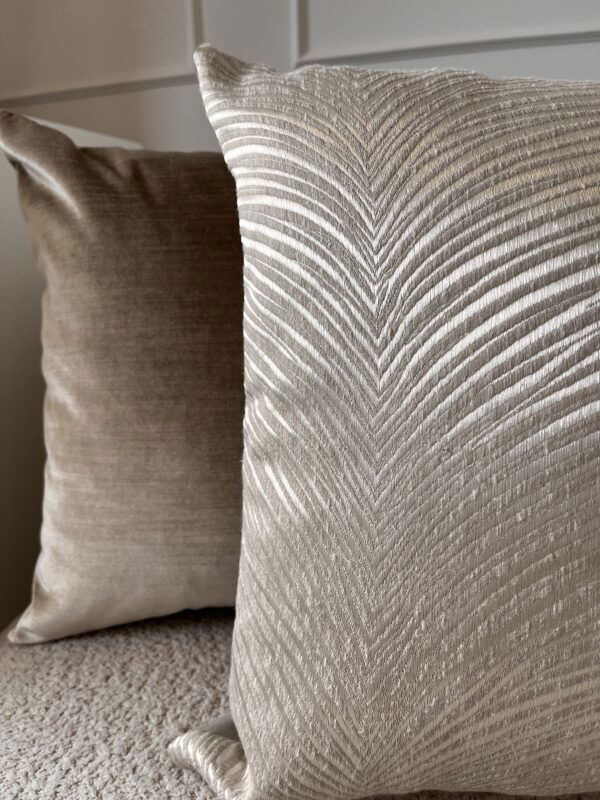 Sierkussen Set van 3 Juliette Beige/Bronzen Dierenprint - Afbeelding 2