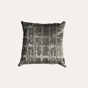 Sierkussen Benthe Groen/Bruin – Luxe Velours Kussen