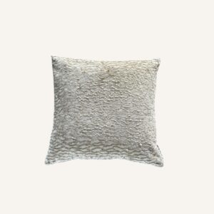 Sierkussen Ida - chique beige taupe velours kussen