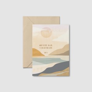 Kaart, de Heer, uw God is een God van liefde + envelop