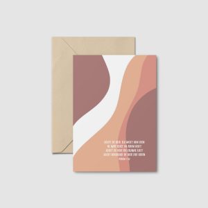 Kaart, Looft de Heer + envelop